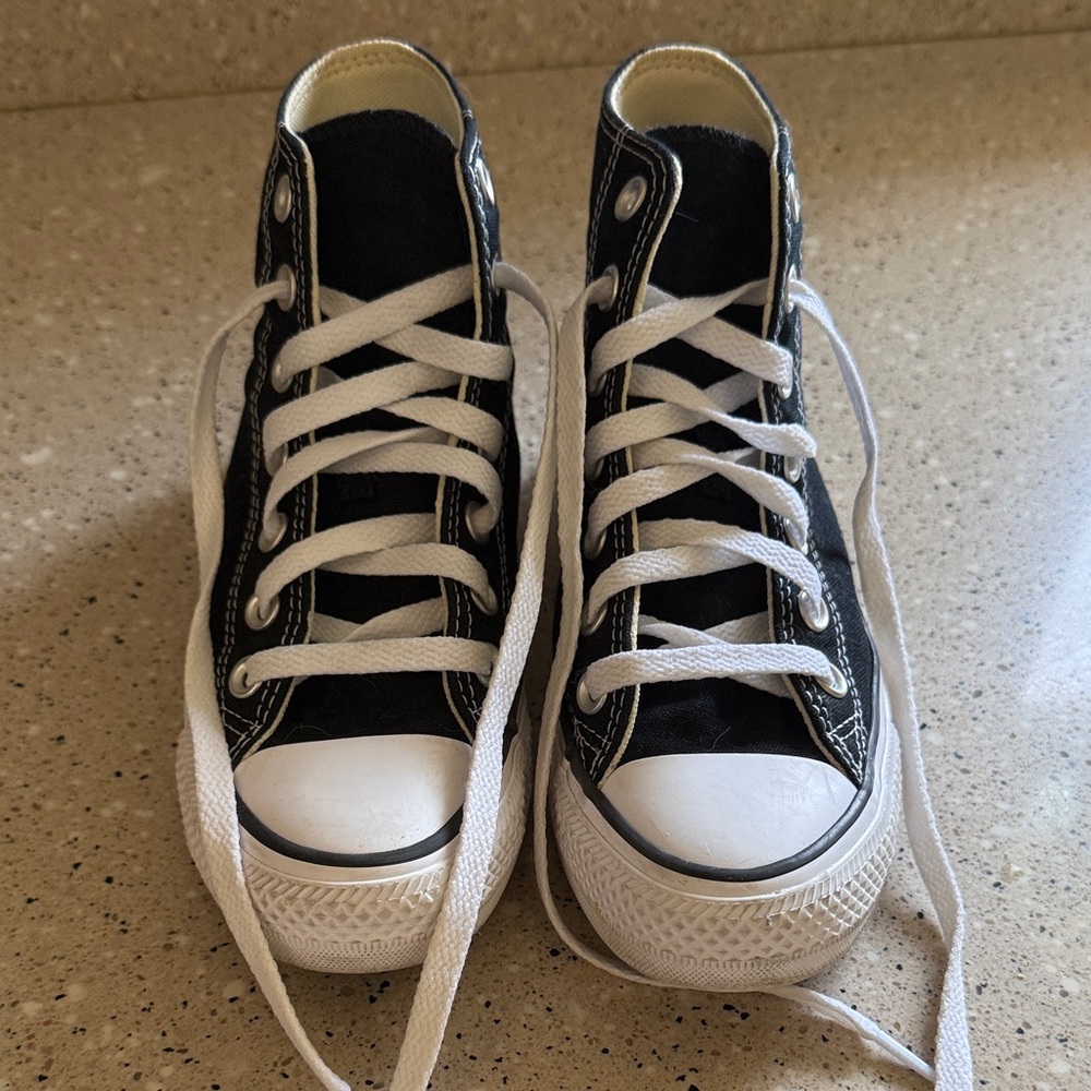 Converse Kids Shoes Black and White